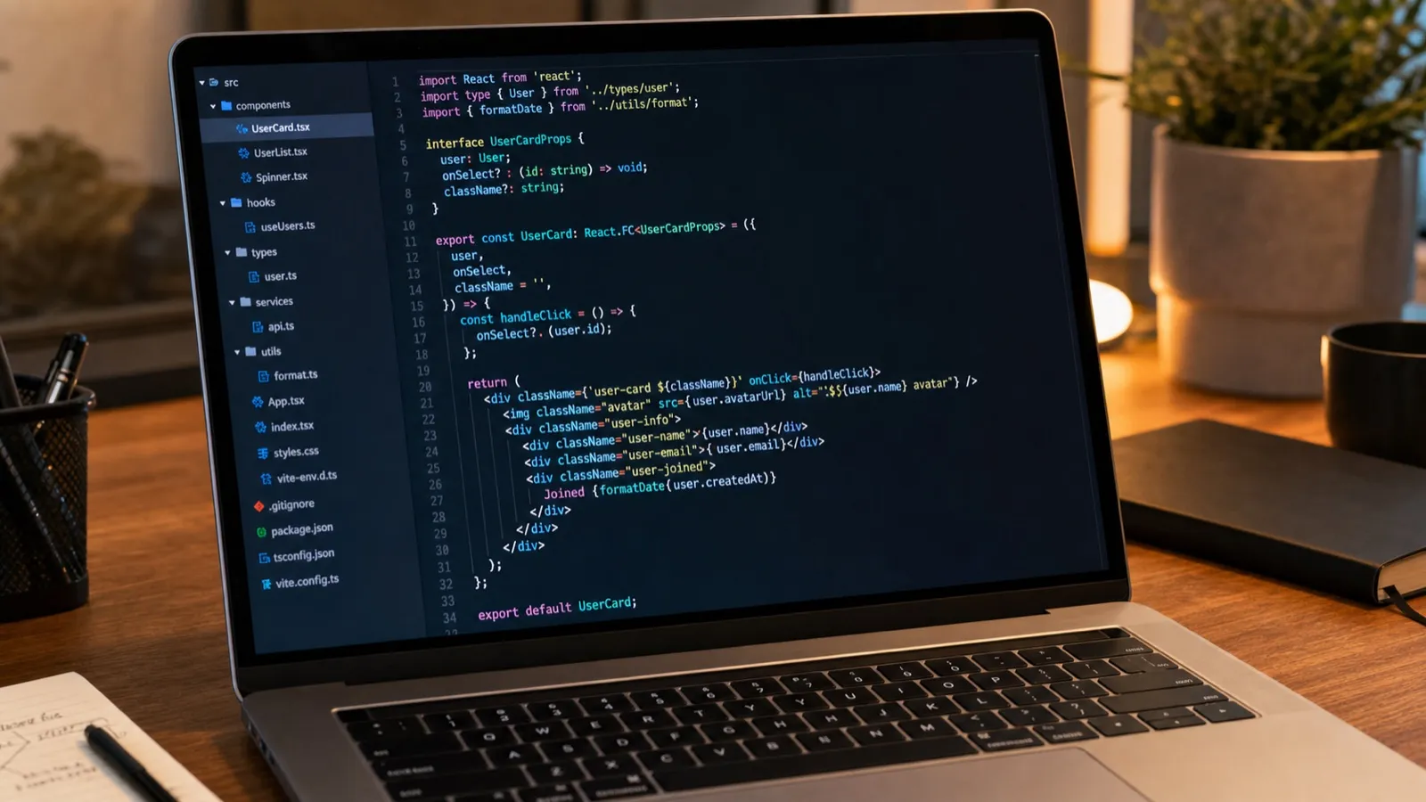 コードで動画を制作するエディタ画面